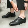 Fashion Mens Formal Designer Business Casual Leather Brogue Wedding Groom Breathable Shoes for Men Dress Office Luxury Oxford Footwear