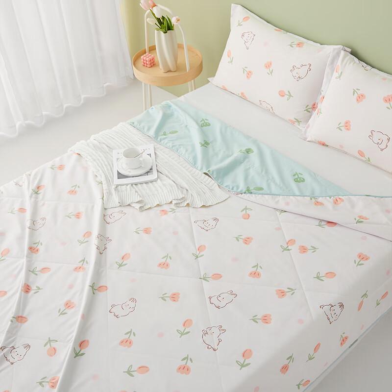 BEYOND HOME TEXTILE Tulip Rabbit Summer Fiber Quilt