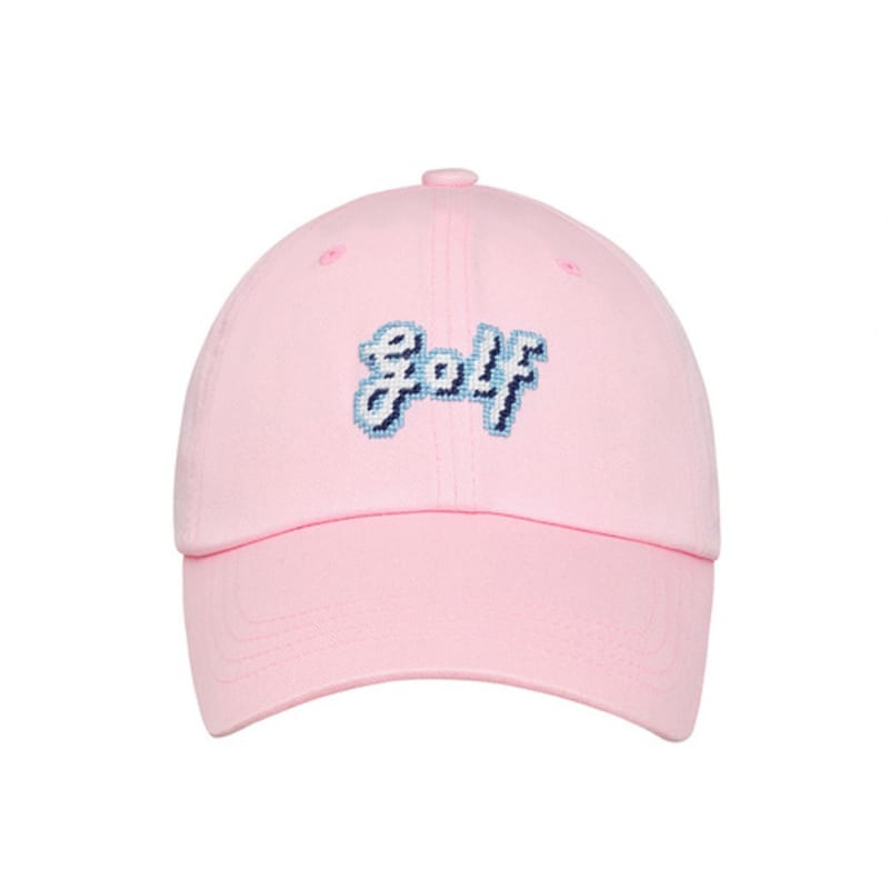 

LOLONG Golf NEEDLEPOINT HAT - PINK FREE