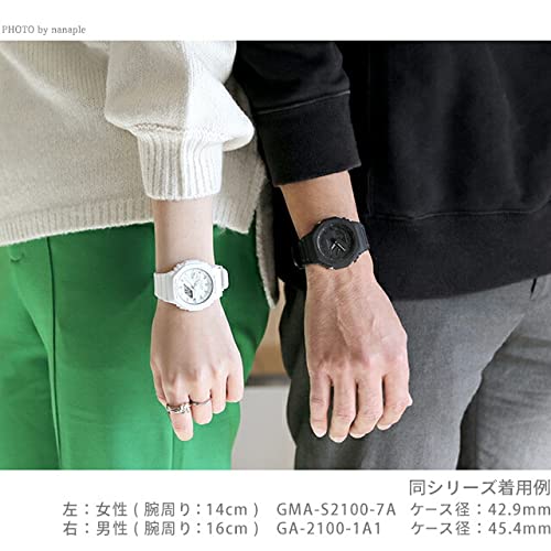 G-SHOCK World Time Pair Watch GA-2100-1A1DR & GMA-S2100-7ADR Unisex