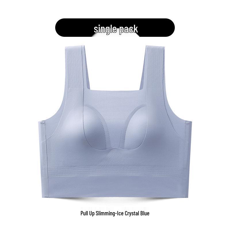 

Бюстгальтер большого размера с поддержкой спины против провисания и дизайном «кроличьи ушки» - без косточек XL