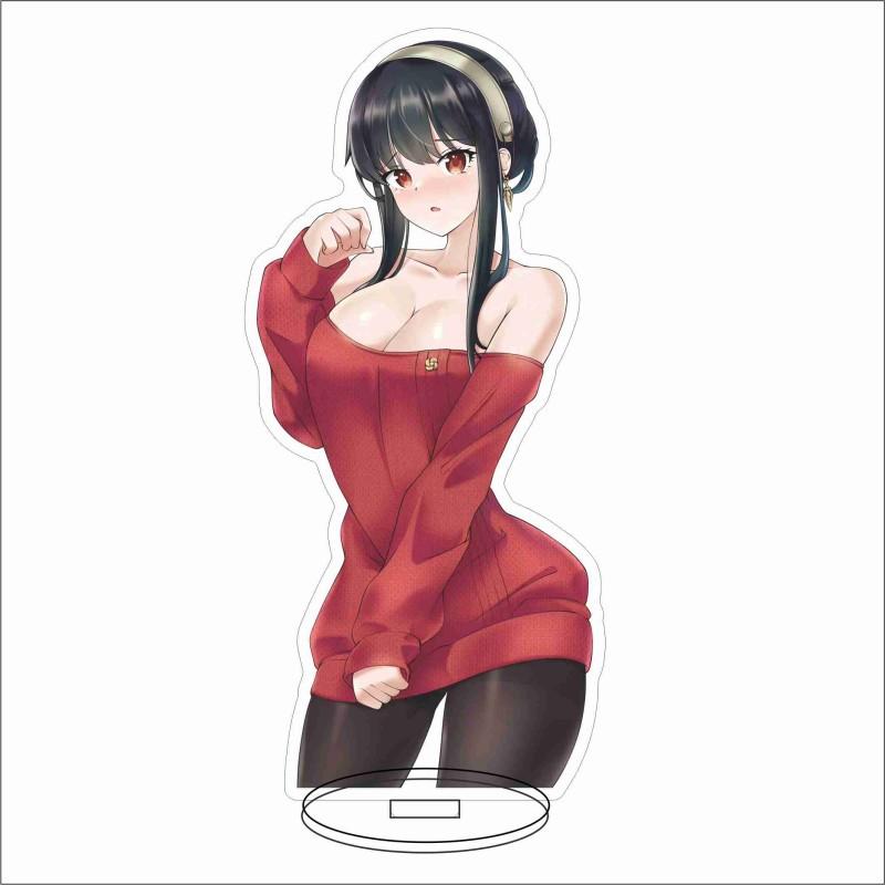 15CM SPY×FAMILY Anime Figure Yor Forger Cosplay Sexy Style Acrylic Stands Model Tabletop Decor Props Standing Sign Fans