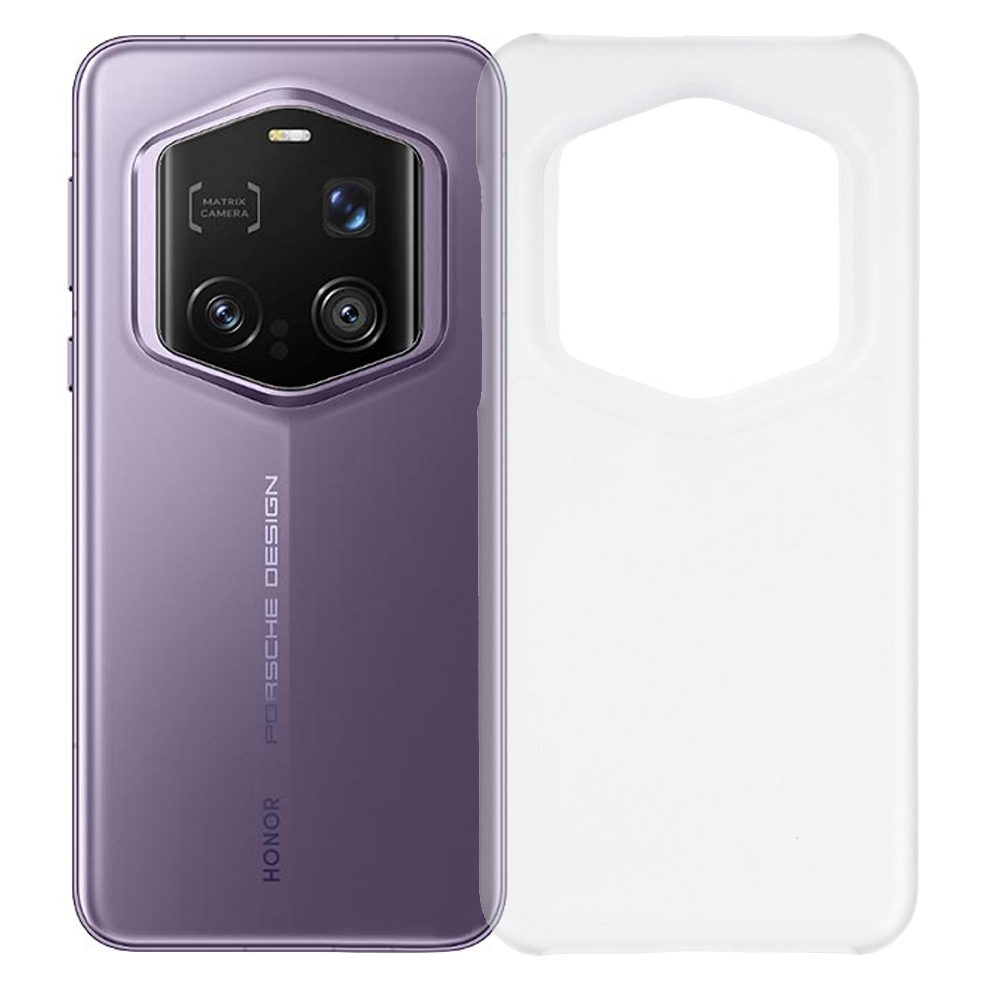

For Honor Magic7 RSR Porsche Design 5G Case Hard PC Frosted Minimalist Phone Cover Transparent