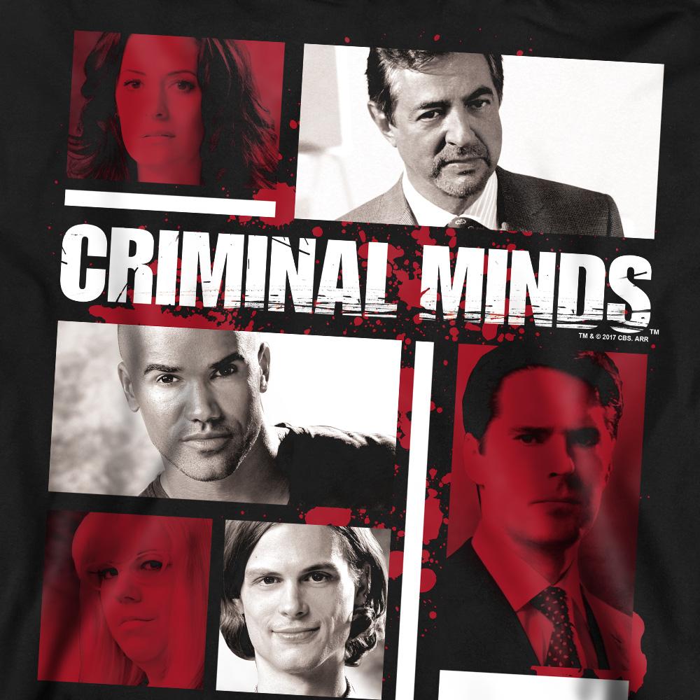 Criminal Minds Unisex Adult Character Boxes Sweatshirt