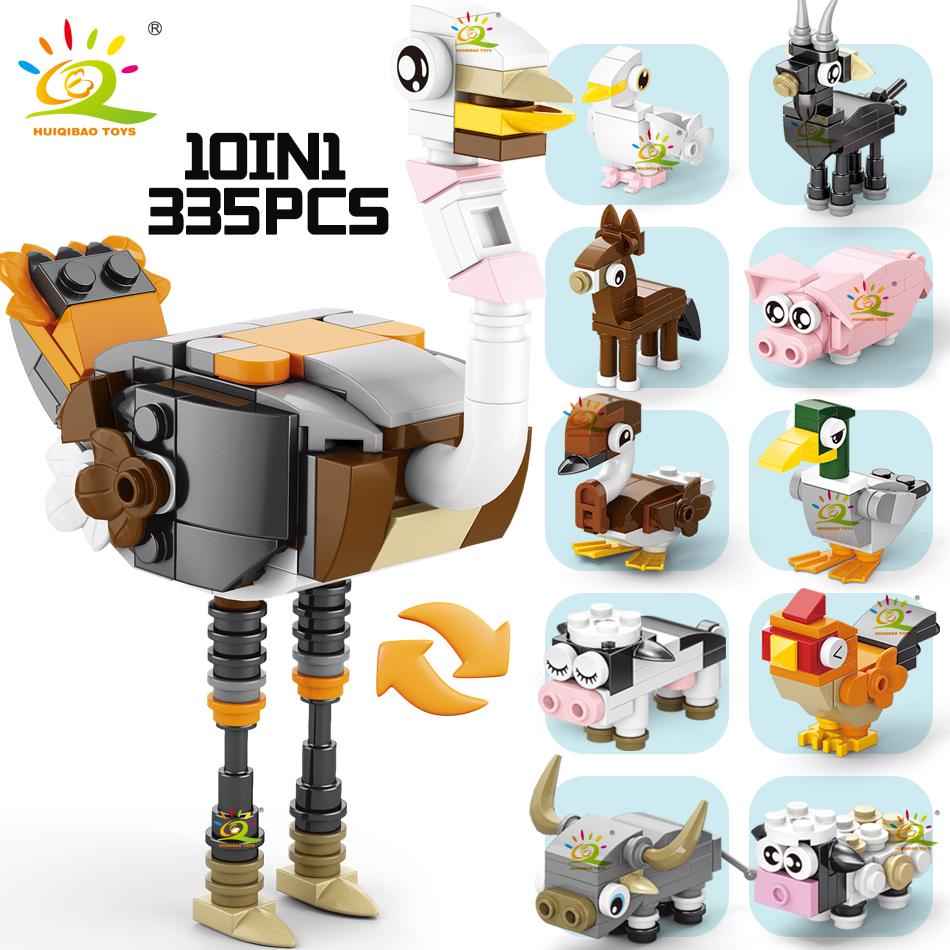 Non-Toxic Children Mini Christmas Tree Santa Claus Model Micro Bricks Building Block Diy Insect Animal Bricks Toys For Adult Gift