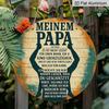 2D Flat Aluminum Father's Day-themed Ornaments In Various Sizes. Featuring Heartfelt Quotes Between Fathers and Daughters, These Make An Ideal Choice