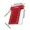 Aluminium Alloy Woodworking Scribe Ruler T-Square Hole Right Angle Protractor Layout