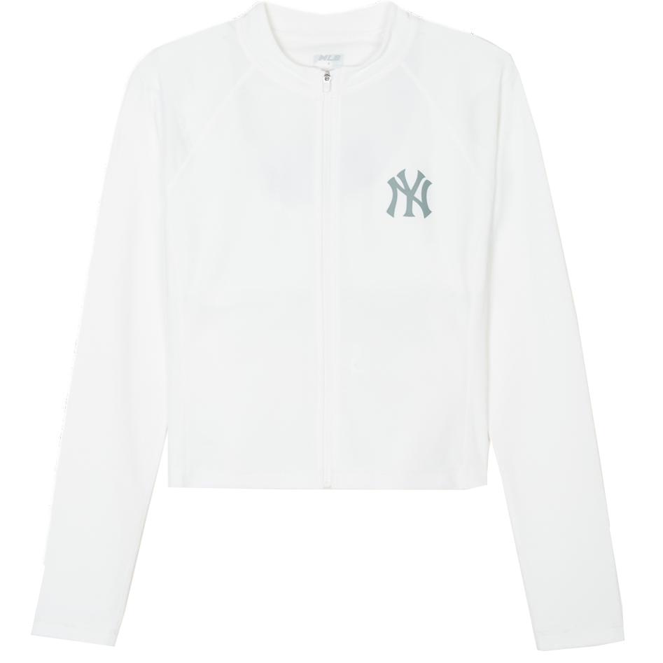 New MLB New York Yankees Sweatshirt Women's White 3FSWB1043-50WHS