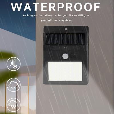 42/144/230 LED Solar Light PIR Motion Sensor Wall Light 4 Modes Solar Lamp Outdoor Waterproof Solar Courtyard Garden Wall Lamp