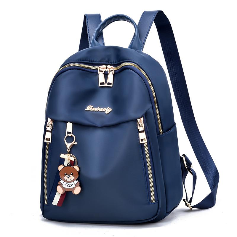Backpack Women's 2025 New Trendy Oxford Cloth Backpack Fashion Large Capacity School Bag Women's Bag