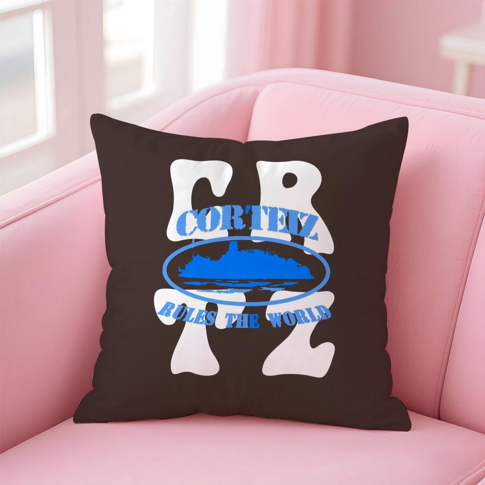 popular R-Rules The Worlds Cushion Cover Comfortable Reversible Pillow Cover Ideal for Car Sofa Bedroom & Beyond 12x12Inch