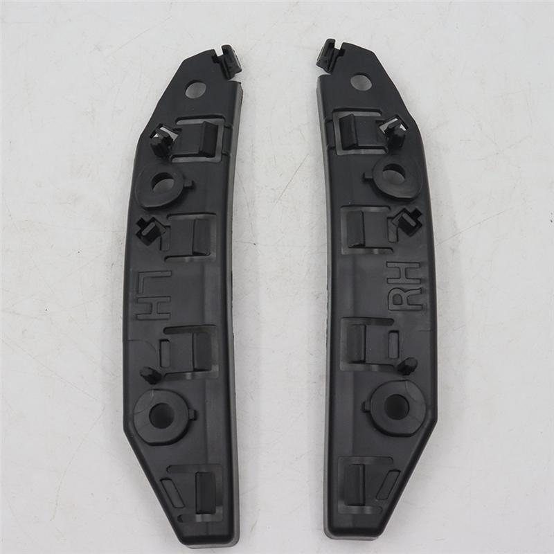 2 PCS Car Front Bumper Mounting Bracket (LH+RH) 1084181-00-E 1084182-00-E ABS Automotive Supplies For TESLA Model 3 2017 2018 чёрный