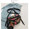 Women's Shoulder Crossbody Bag Printed Multi Pocket Small Bag Printed Ethnic Bag Casual Waist Bag Chest Bag