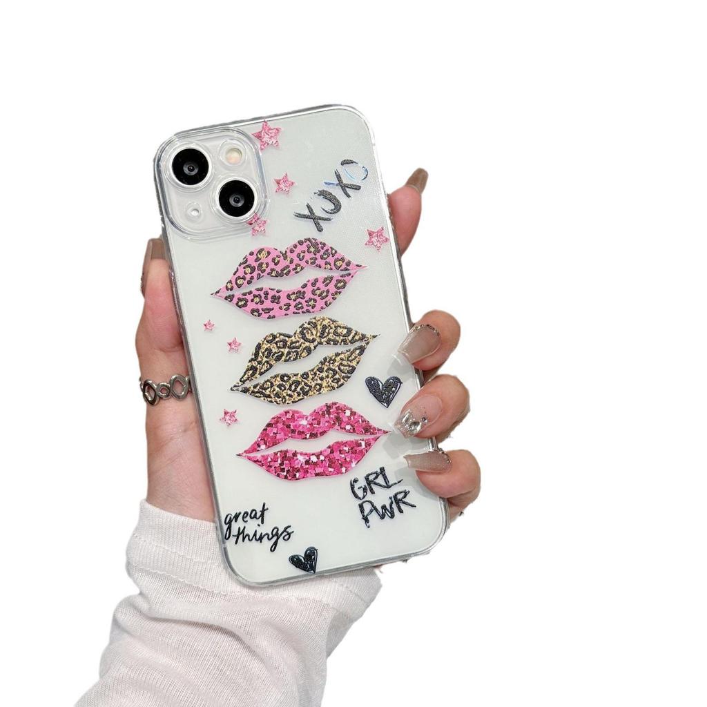 Lip Print Color iPhone Cases for Models 15/14/13/12/11/11 Pro/Pro Max/XS Max/XR/XS/X