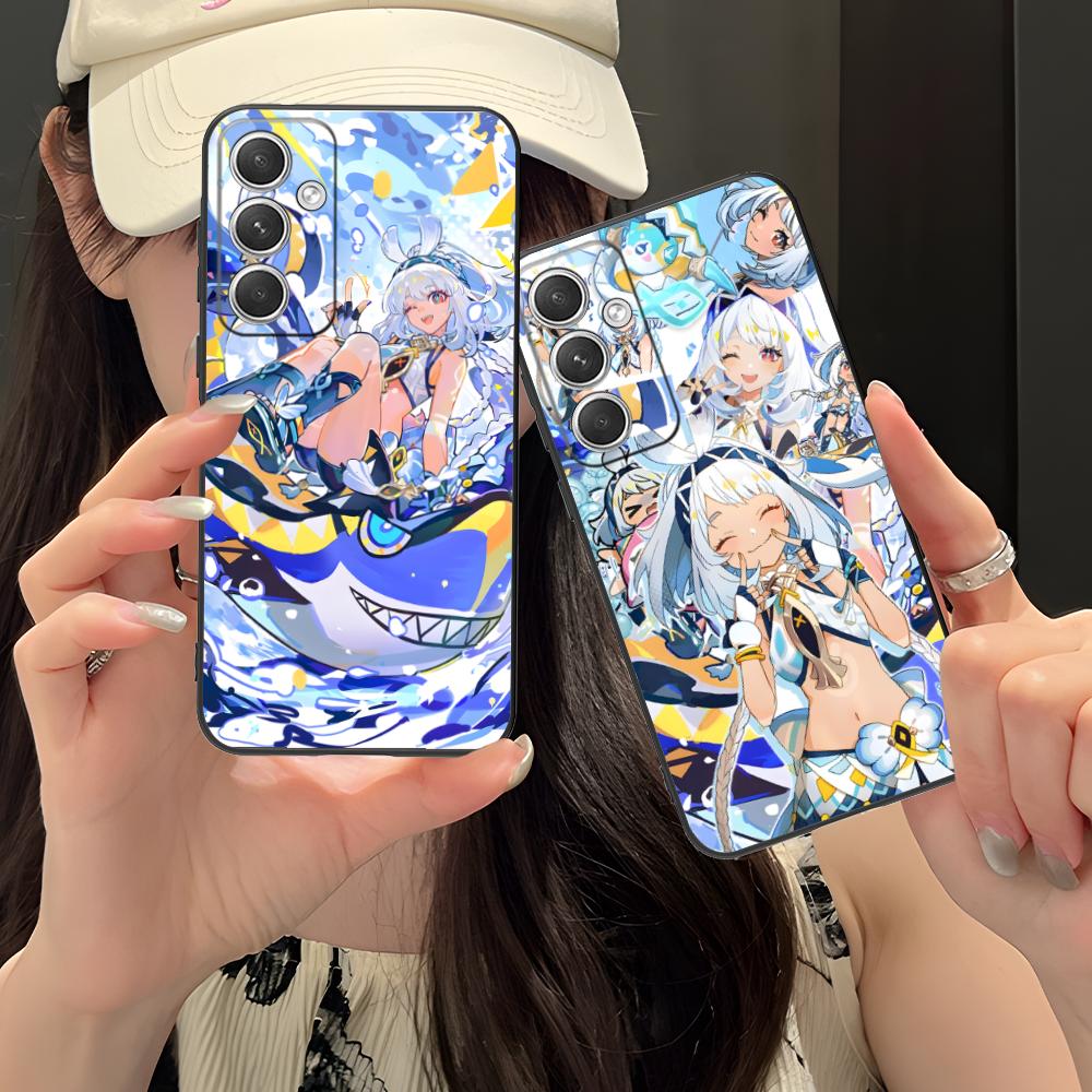 Game GI Mualani Matte TPU Mobile Phone Case for Samsung Galaxy S26 S25 S24 S23 S22 S21 S20 Note20 Plus FE Ultra Colorful Cover