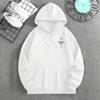 Retro compass print men's hoodie, high-quality long-sleeved pullover, autumn/winter casual sportswear top, men's clothing.