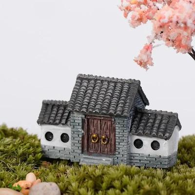 1PCS Ancient City Gate Chinese Archway Succulent Basin Decoration Accessories Moss Micro Landscape Ecological Bottle Decoration