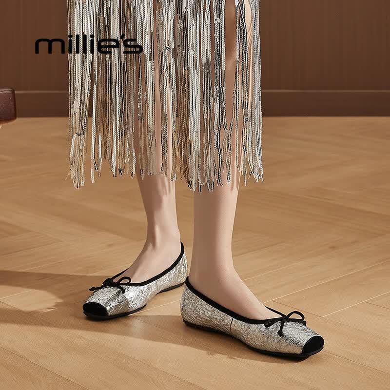 Millies French Style Sheepskin Ballet Flats EU 39