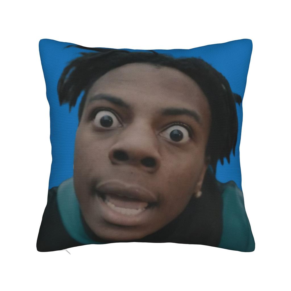 Ishowspeed Funny Meme Square Pillow Case Cushion Covers Awesome Zipper Decorative Throw Pillow Case Cover For Home 45*45Cm