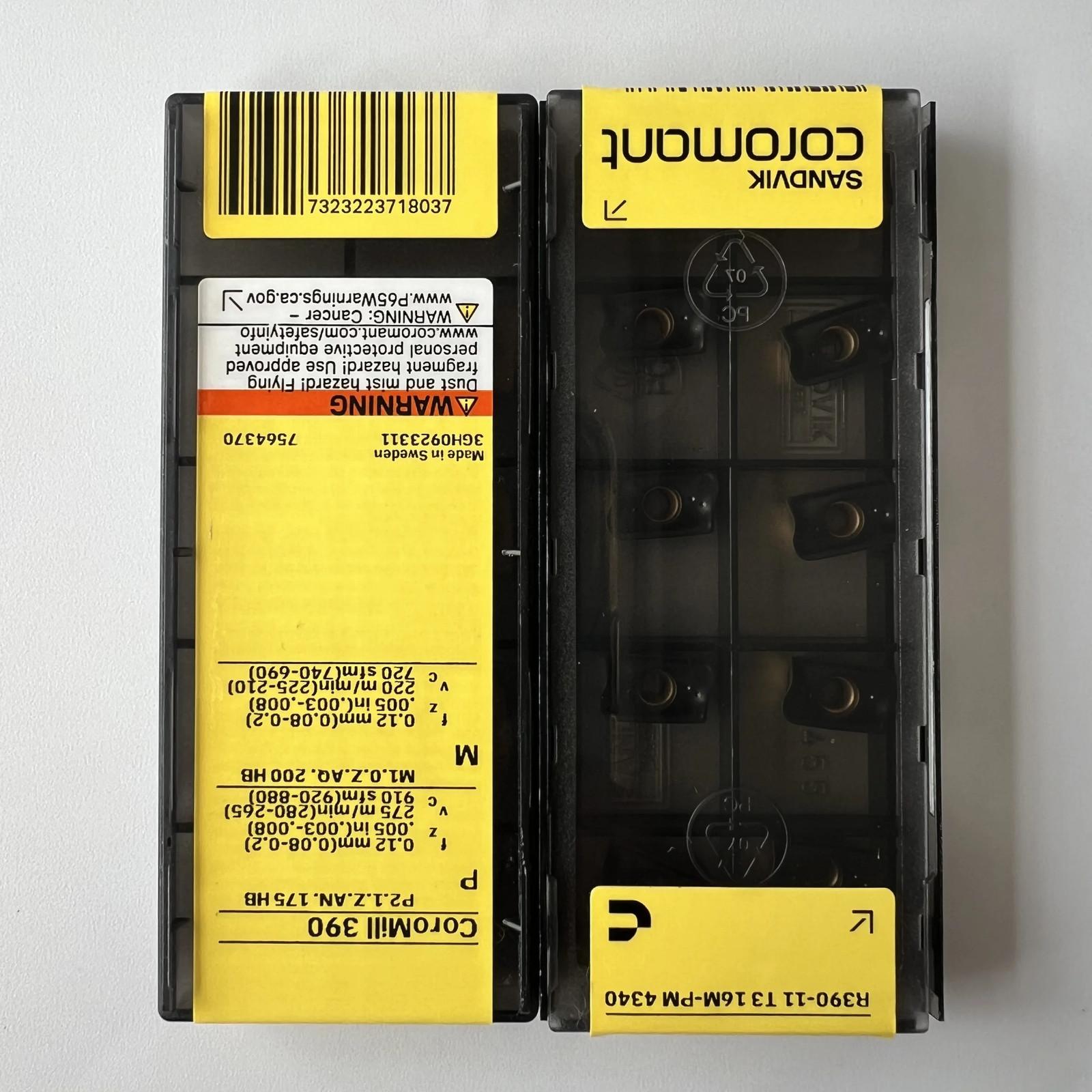 

SANDVIK / R390-11T316M-PM 4340 / Industrial indexable Carbide Inserts 10 Pcs