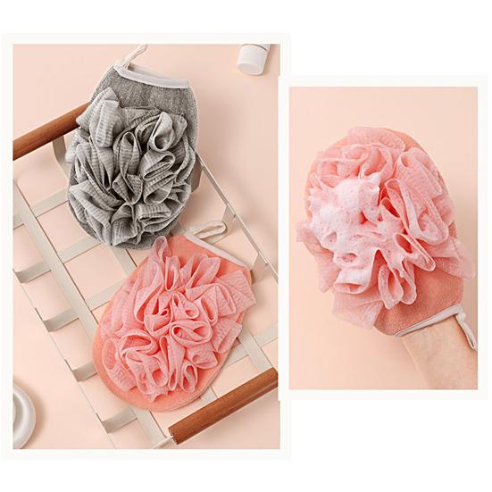 Éponge de bain Ultra douce, mousse rapide, fausse soie, gant de douche exfoliant Double face, Loofah pour la maison