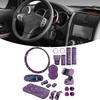Cohesive Look 21PCS Car Interior Set Steering Wheel Cover