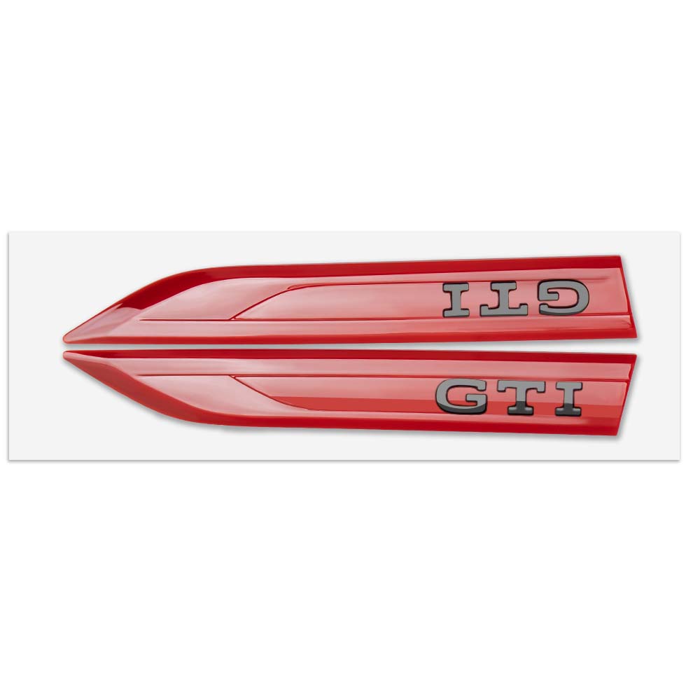 2PCS NEW  ABS Car Fender Side Badge Emblem Sticker Decal For Polo GOLF Sagitar Jetta Bora Lavida Tiguan Passat Santana