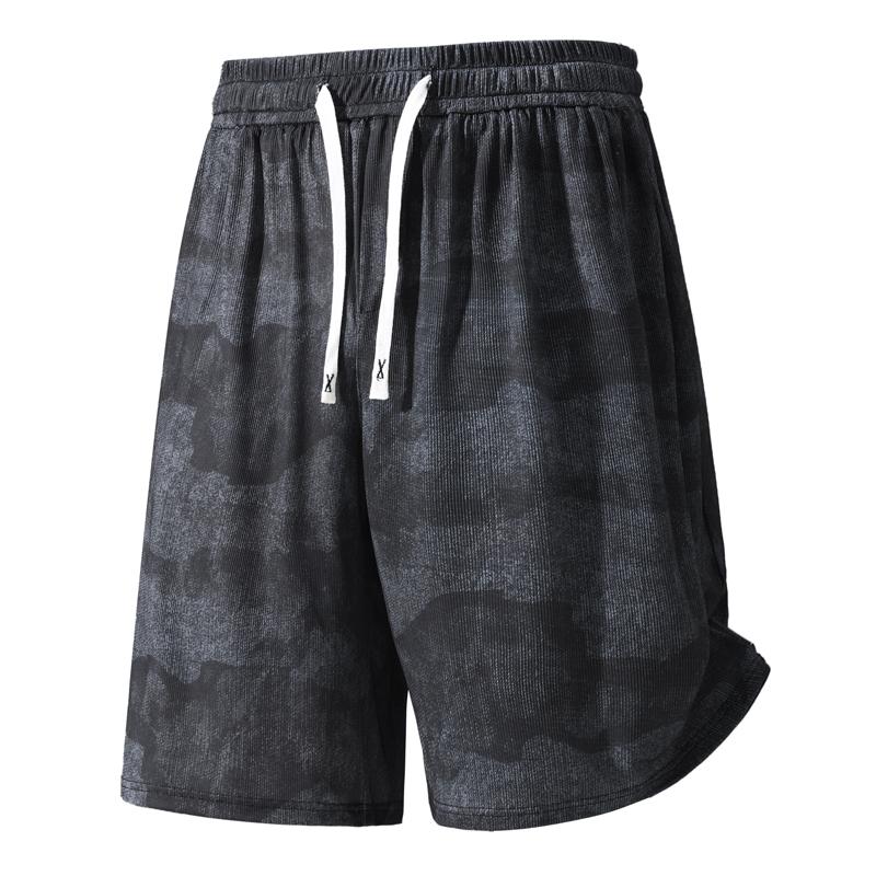 Plus Size 4XL-10XL Summer Black Shorts for Men  Elastic Waist Casual Oversize Shorts Summer Clothes