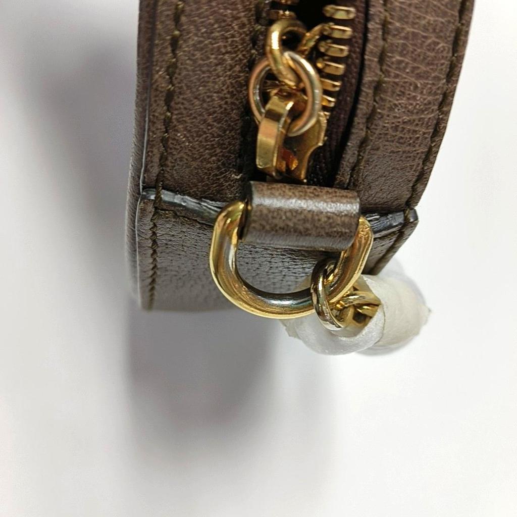 [Pre-Owned] Gucci Ophidia GG Mini Round Bag 'Beige' - Very Good #4PM3QI