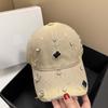 Torn Effect Rhinestone Baseball Cap Cotton Hip Hop Cap Luxury Hole Washed Hat  Outdoor Sports
