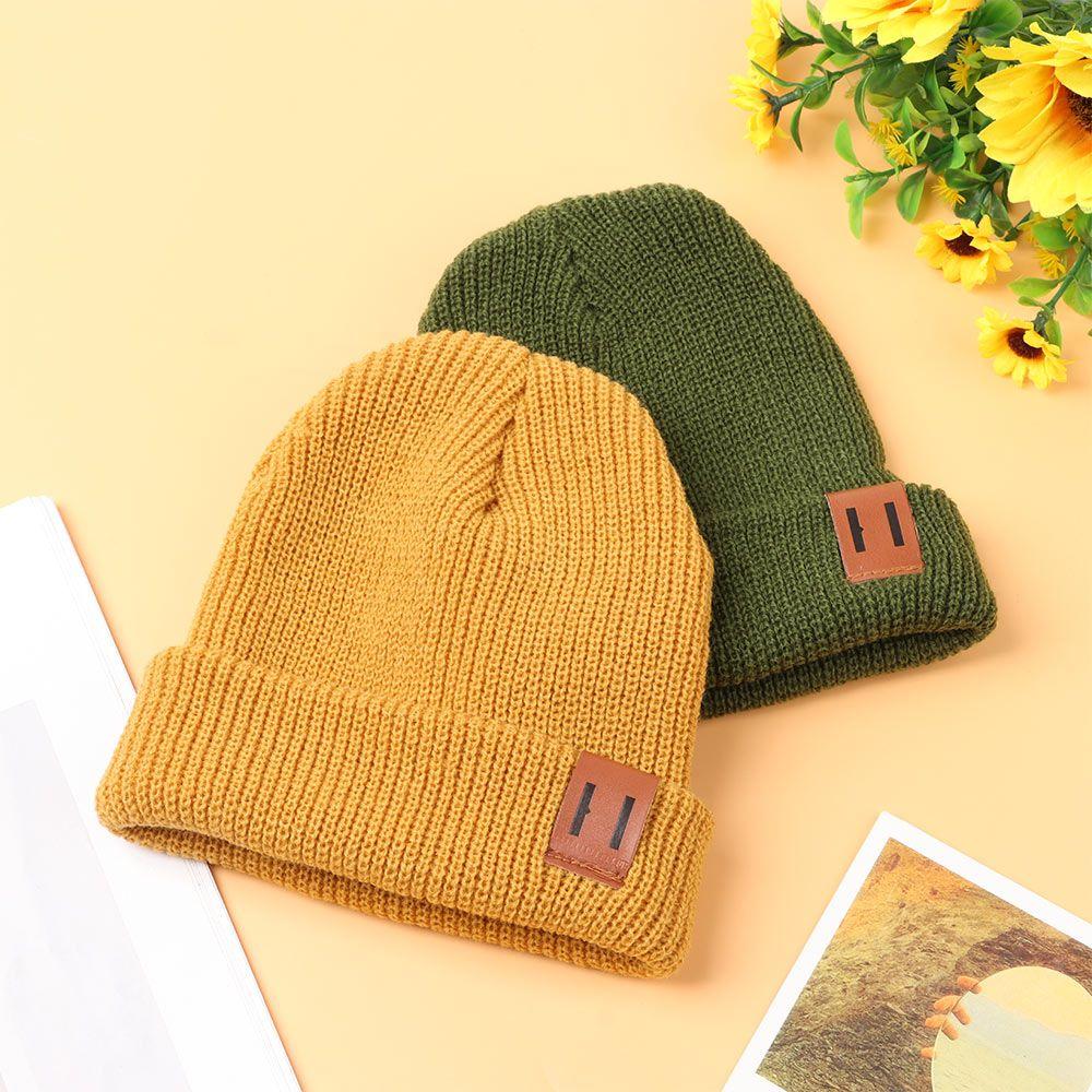 Warm Parenting Cold Proof Knitted Hat Kids Beanie Baby Cap Winter Hat