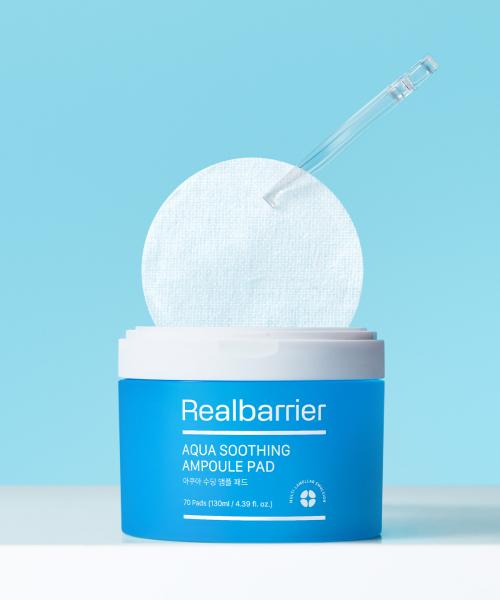 Real Barrier Aqua Soothing Ampoule Pad 70ea