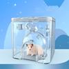 Plastic Hamster Cooling House Transparent Cooling Pet House Water Cube Pet Nest  For Small Animals