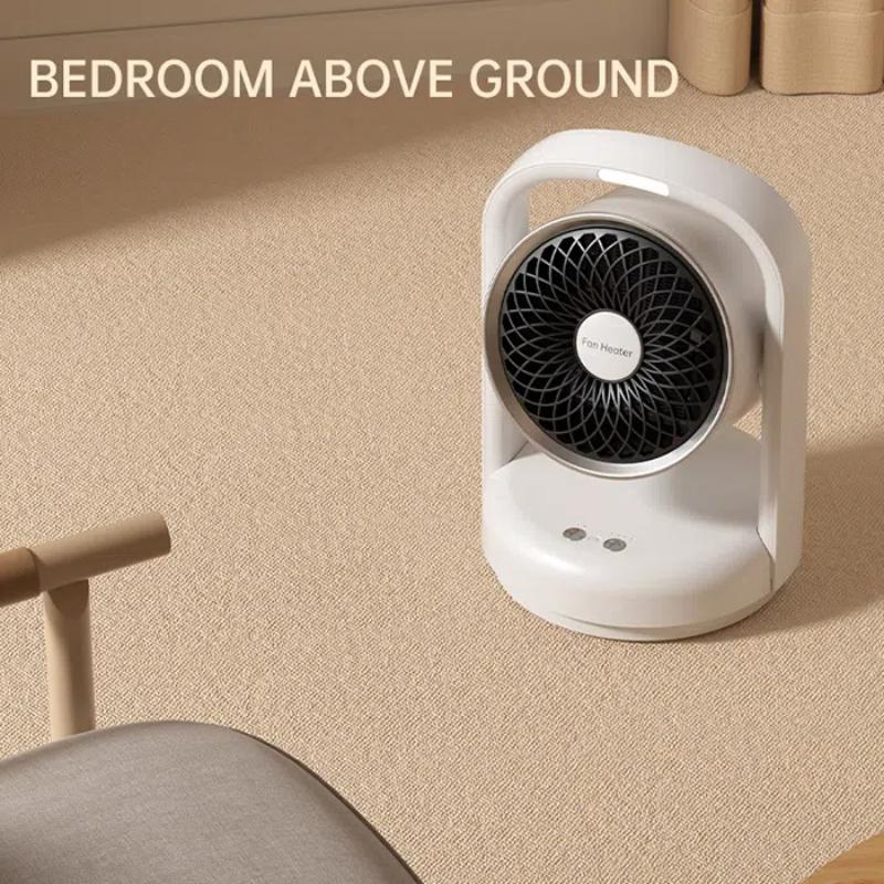 PTC Electric Fan Heater Small Electric Heater Warm Air Blower with Small Night Light