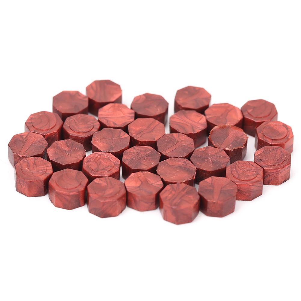 100pcs/bag Vintage Sealing Wax Tablet Pill Beads Octagon Wax Seal Stamp For Envelope Wedding Party Stamping Grain Sealing Wax