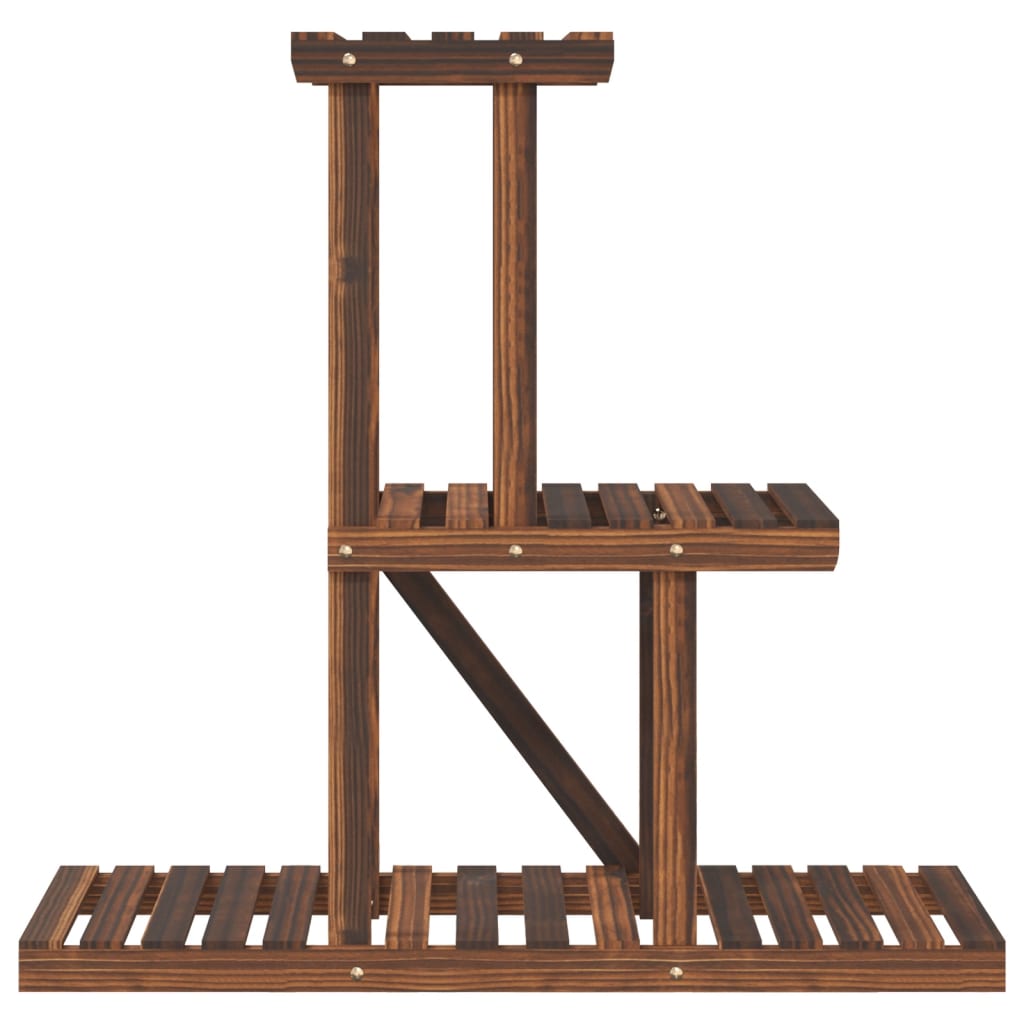 Flower Stand 81 x 25 x 75.5 cm Solid Pine Wood