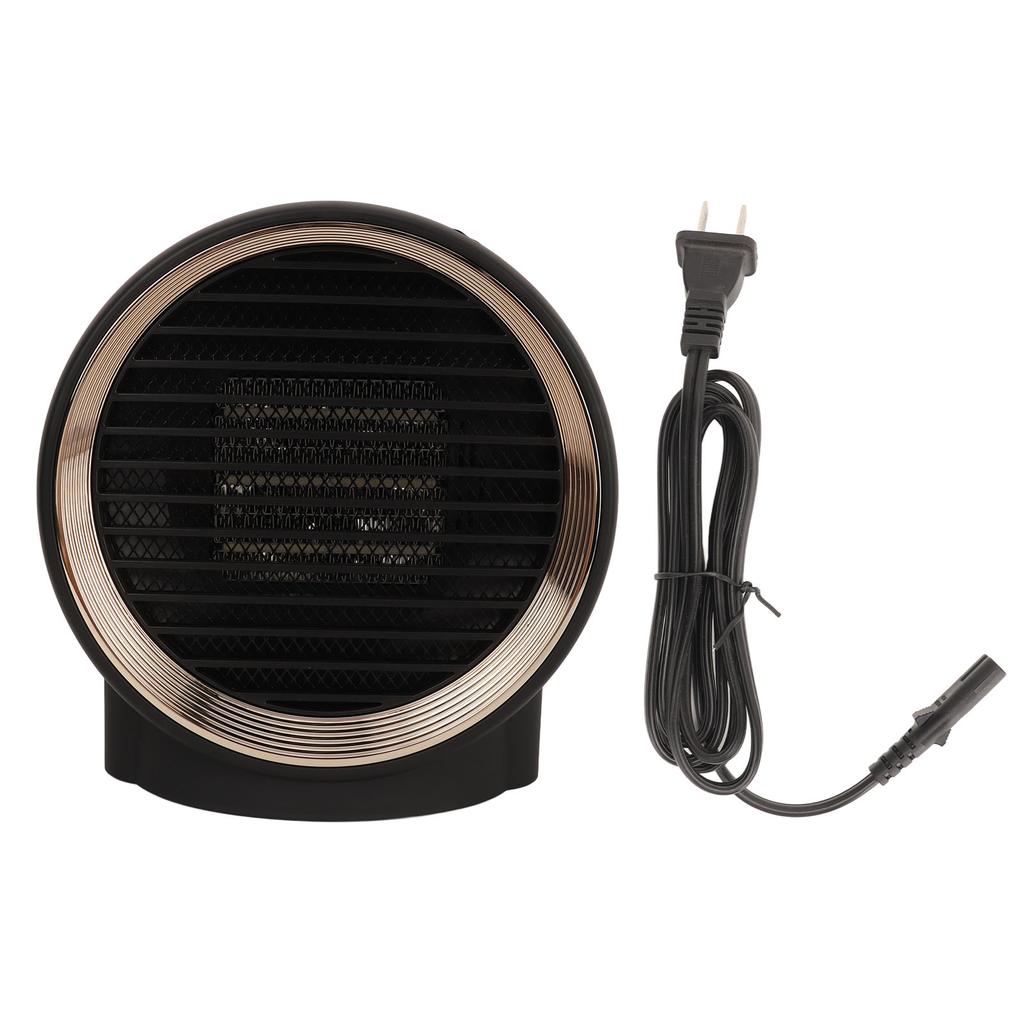 Mini Space Heater 1000W Round Electric Desktop Heater Quiet Operation for Home Bedroom Office Desk