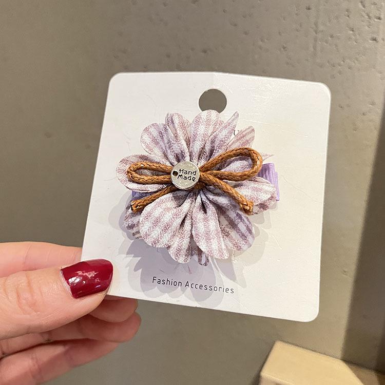 

Летние заколки для волос для девочек: Цветочные банты и бахрома