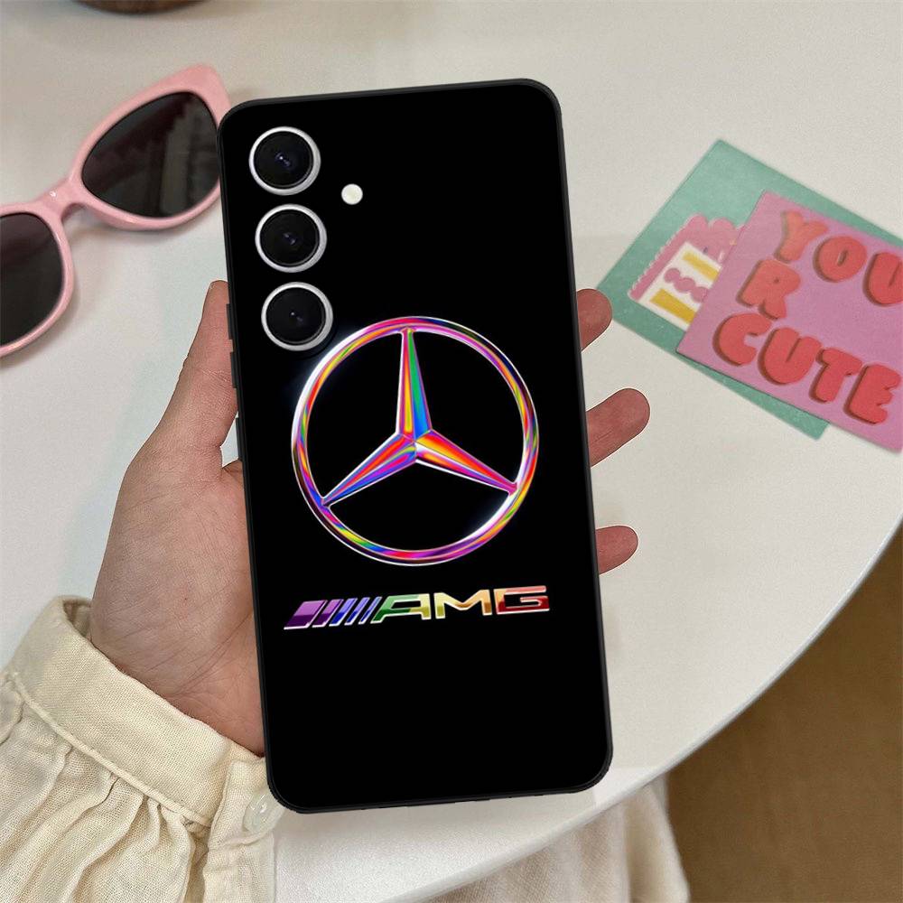 Car M-Mercedes-Benz Phone Case For Samsung S 24 Fe 25 Ultra Plus 20 Lite 21 30 22 23 24 22 Ultra 5G Fundas OX4
