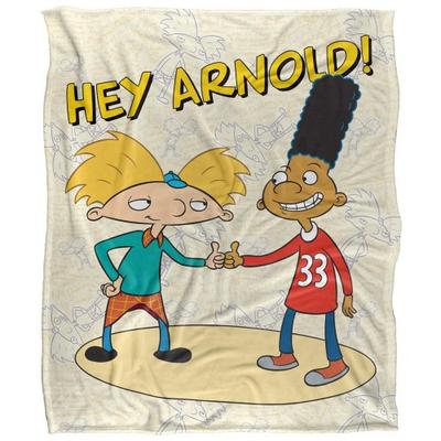 Hey Arnold! Silky Arnold & Gerald Supersoft Blanket