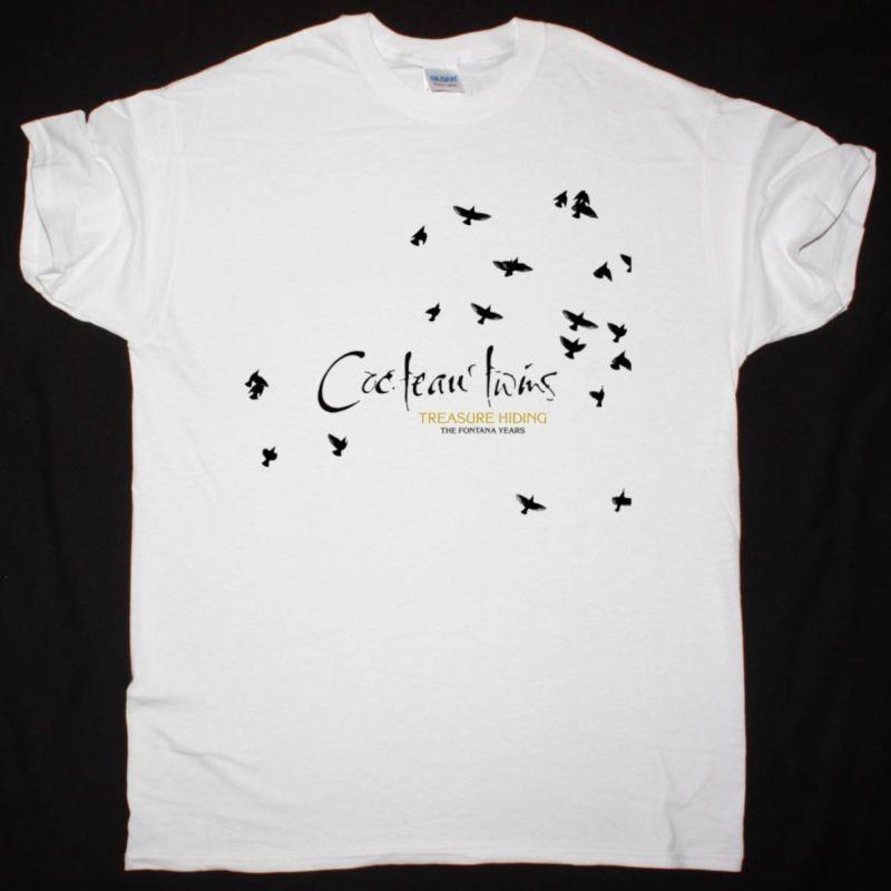 Cocteau Twins Treasure Hiding White T-Shirt Band Tee XXXL