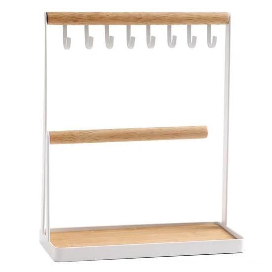 

Стелаж для зберігання ювелірних виробів Велика місткість Підставка для демонстрації ювелірних виробів Браслет Намисто Годинник Сережки Організаційний тримач Стабільна структура Органайзер для ювелірних виробів