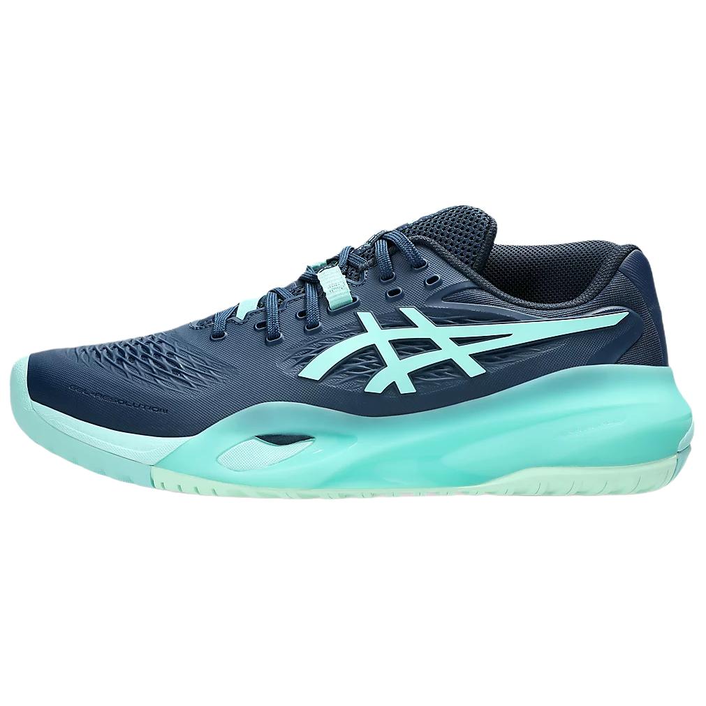 ASICS GEL RESOLUTION X Tennis Shoes Men s Night Sky/Illuminated Mint 40