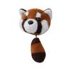Adorable Brown Plush Panda Toy For Girls Perfect For Gifts And Bag Accessories