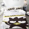 Bad Badtz-Maru Anime, Home Bedroom Comforte Nordic Polyester Material, Suitable for Children and Adults, 3-piece Set