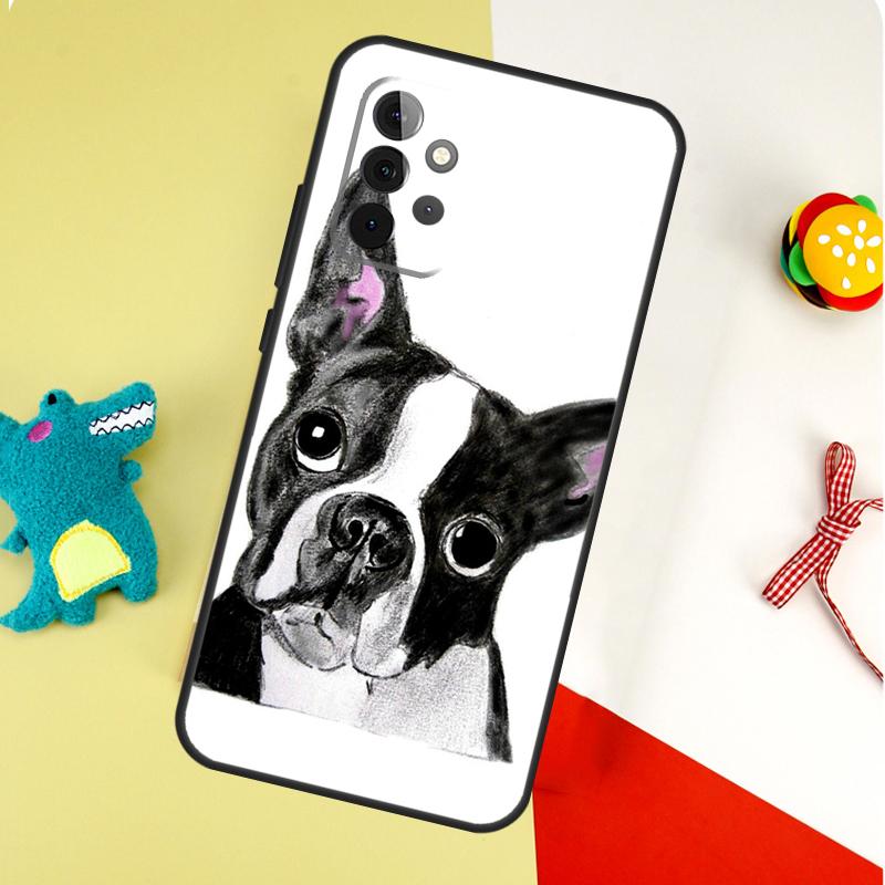 

Boston Terrier Dog For Samsung Galaxy A54 A34 A14 A55 A35 A15 A53 A33 A13 A05 A06 A16 A22 A32 A52 Phone Case Samsung A53 5G