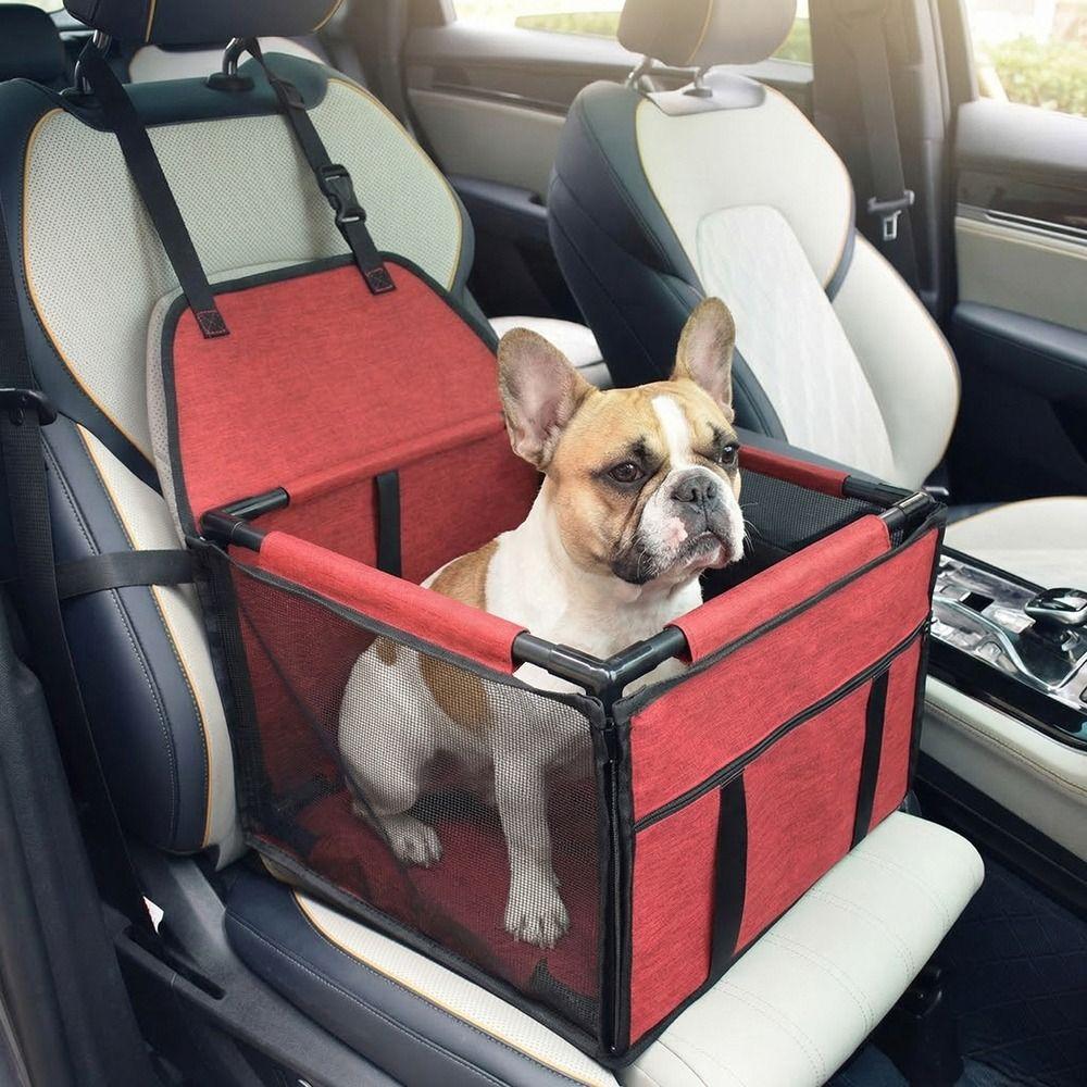 Waterproof Pet Dog Carriers Bag Washable Dog Car Seat Basket Travel Dog Car Seat Cover  Puppy