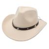 Black Top Hat Western Cowboy Hat Jazz Hat Knight Felt Hat British Retro Woolen Hat