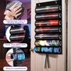 Game Mat Holder Double Hook Hanging Game Pad Organizer storage Bag With Transparent Slots Can Hold 12+1 Card Game Pads