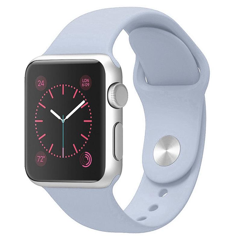 Apple Silicone Strap for Apple Watch Series 1-9/SE, Classic Sports Band